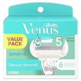 Gillette Venus Extra Smooth Sensitive Women's Razor Blades - 6 Refills