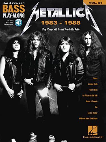 Metallica: - (Hal Leonard Bass Play-Along, 21)