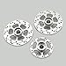 Aluminum Brake Disk Plate Silver for Kyosho NSR500 B3 B4