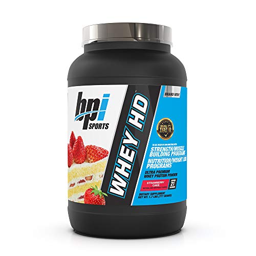 BPI Sports Whey Hd Ultra Premium Protein Powder, Strawberry Cake, 1.7 Pound BPI Sports Whey Hd Ultra Premium Protein Powder, Strawberry Cake, 1.7 Pound