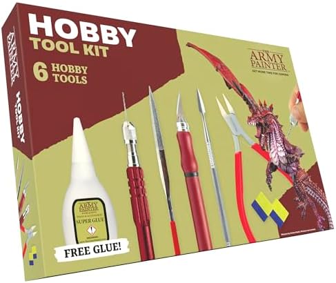 Model Kit Tools The Army Painter Hobby Tool Kit - 7-Piece Plastic Model Kit Tools for ...