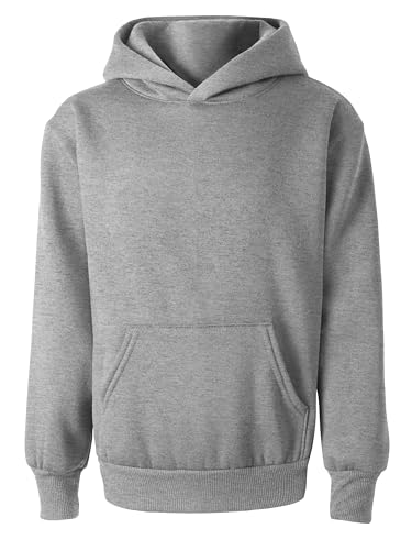 M MA CROIX Youth Premium Pullover Hoodie Heavyweight Sweatshirt Kids Kangaroo Pocket Long Sleeve Everyday Durable Sweater