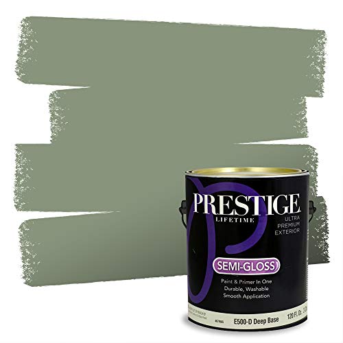 PRESTIGE Paints Exterior Paint and Primer in One, 1 Gallon, Semi-Gloss, Garden Sage