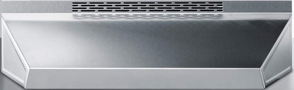 Summit Appliance ADAH1736SS Under Cabinet 36" ADA Compliant Ductless Range Hood in Stainless Steel Finish with Remote Wall Switch, 2 Fan Speeds, 160 CFM Maximum Air Movement, Recirculating Venting