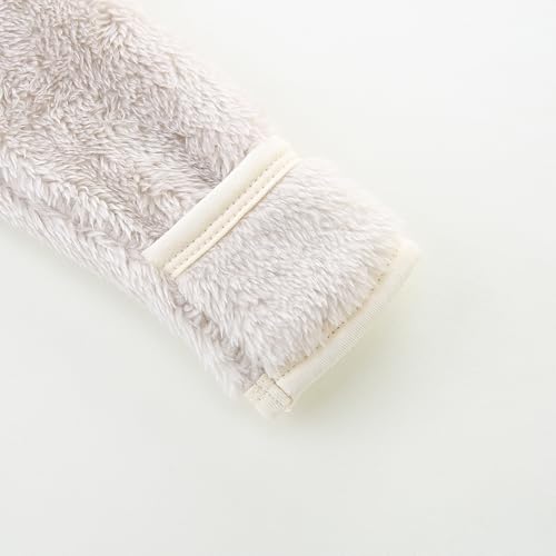 KIDDLETOWN Baby Overall Winter Baby Schneeanzüge mit Kapuze Fleece Strampler Neugeborenes Bär Schneeanzug Junge und Mädchen Einteiliger Anzug Warm Jumpsuit für 0-3 Monate