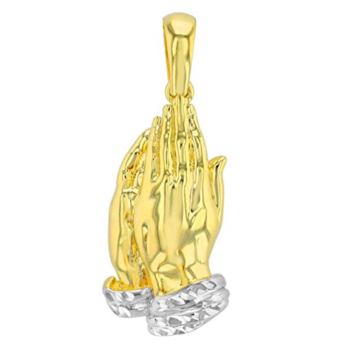 Jewelry America 14k Yellow Gold Polished and Textured Praying Prayer