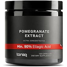 Toniiq Pomegranate Extract - Ultra High Potency 351 Extract with 90% Ellagic Acid - Highly Concentrated - Third-Party Lab Tested - 120 Capsules