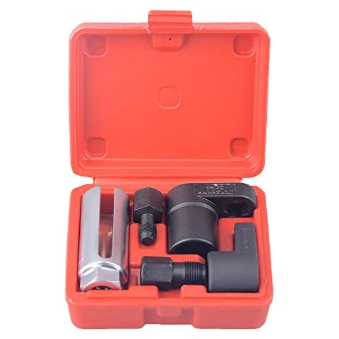 DAYUAN 5 pcs O2 Oxygen Sensor Socket Set Wrench Remover Tool and Thread Chaser Set Cover