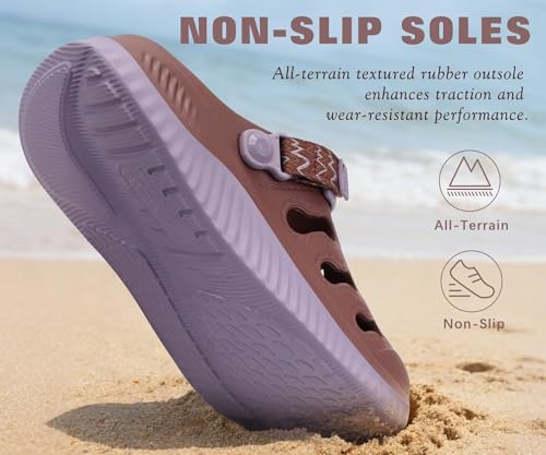 Image of KuaiLu Womens Classic Recovery Clogs Comfortable Walking Cushion Sandals for Women Relif Plantar Fasciitis Ladies Orthotic Arch Support Slip-on Mules, Adult Slip Resistant Shoes