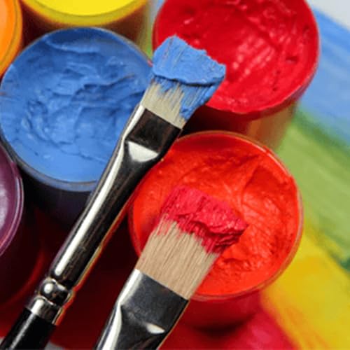 Image of Like it Handmade Professional Art Brush Set, 23 Pieces, Mixed Media Brushes for Watercolour, Acrylic and Oil Painting with Brush Holder