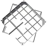 Copertura quadrata per ispezione in acciaio inossidabile, coperchio per bacino fognario resistente, pannello di accesso per fosse settiche interrate, ideale per giardino/patio/piscine