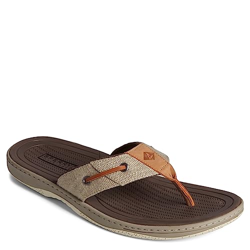 Image of Sperry Men's Baitfish Leather Flip Flop Sandal