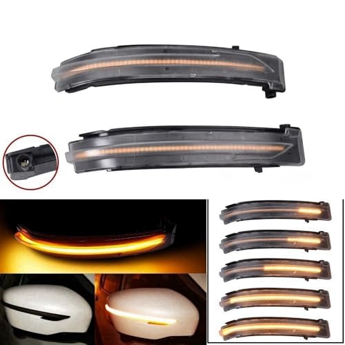 Luz señal giro lateral para Qashqai J11 Rogue T32 intermitente 6