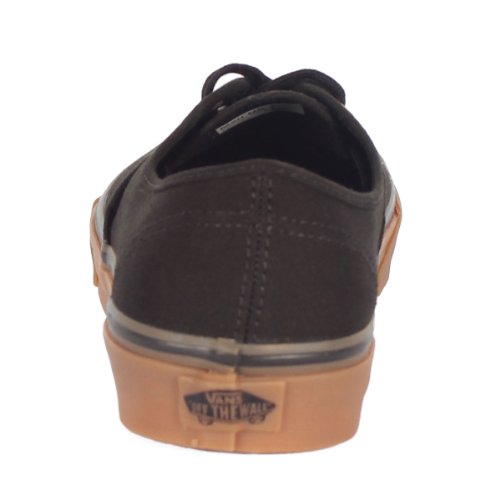 Vans Vans - Unisex Authentic Shoes in Black/Rubb, Size: 7 D(M) US Mens / 8.5 B(M) US Womens, Color: Black/Rubber