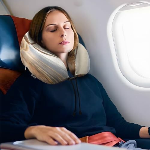 Almohada de viaje espuma viscoelástica ajustable miniatura 6