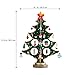 TINKSKY Miniature Christmas Ornaments Wooden Mini Christmas Tree Desktop Tabletop Decoration Arts and Crafts Centerpiece Kids Children Gift Teaching Reward Home Party Wedding Decor 30CM (Green)