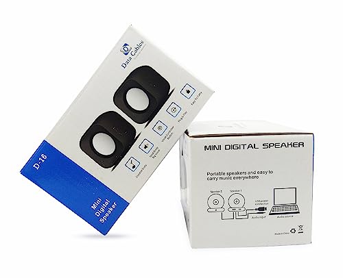 AM-DC Digital Multimedia Speaker Compatible with PC, Laptop and Tablet (Black)