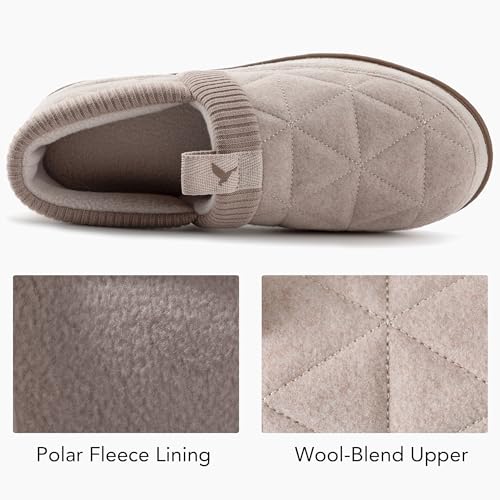 RockDove Women's Knit Cuff Closed Back Slipper3