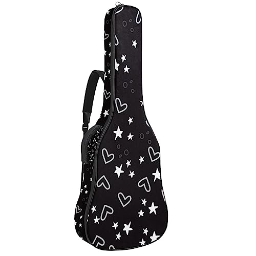 Housse pour guitare acoustique – Motif gardénia jaune Grand étui pour guitare compatible avec la plupart des tailles de guitare, Multicolore 5., 42.9×16.9×4.7 in, Motif imprimé tendance - Les Beatles, Paul McCartney, John Lennon, RIngo Starr, George Harrison Housse pour guitare acoustique – Motif gardénia jaune Grand étui pour guitare compatible avec la plupart des tailles de guitare, Multicolore 5., 42.9x16.9x4.7 in, Motif imprimé tendance