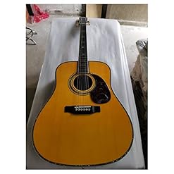 AAAA All Solid Wood Custom Guitar Dreadnought Acoustic Professional Handmade Acoustic Electric Guitar Suitable for… - Les Beatles, Paul McCartney, John Lennon, RIngo Starr, George Harrison