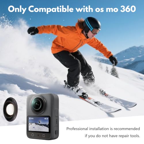 Image of Yantralay Lens Replacement Kit Compatible with os mo 360 | Optical Glass Camera Lens Repair Part with Aluminum Alloy Ring | os mo 360 Accessories