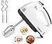 ECVV High-Power 200W Hand Mixer 7 Speed Control with Stainless Steel & Kneading Tool, Perfect for Baking & Cooking - Lightweight, Durable