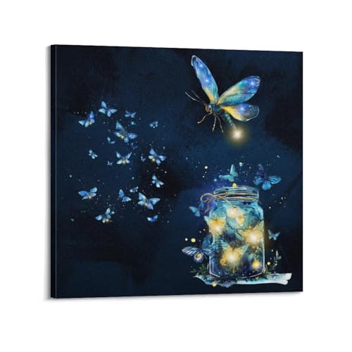 Toile Insects and Butterflies Flying CMHONLY - Habillez un mur vide avec élégance