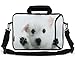 RICHEN 11 11.6 12 12.5 13 inches Case Laptop/Chromebook/Ultrabook/Notebook PC Messenger Bag Tablet Travel Case Neoprene Handle Sleeve with Shoulder Strap (11-13.3 inch, White Dog)