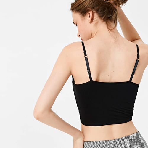 Image of NEWITIN 4 Pack Spaghetti Strap Camisole Top Adjustable Strap Tank Top for Women