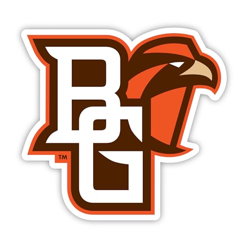 Bowling Green Falcons Vinyl Decal Sticker 12 Inch White Officially Licensed Collegiate Product