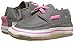 Robeez Boatin Betty Slip-On (Infant), Grey/Pink, 6-12 Months M US Infant