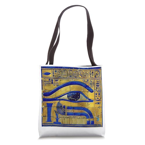 Bolso tote con diseño del Ojo de Horus egipcio - Wadjet miniatura 1