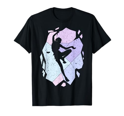 Klettern Kletterer Bergsteigen Bouldern Mädchen Kletter T-Shirt