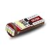 Alla Lighting 194 LED Bulb Interior Car Lights 168 2825 W5W T10 Extremely Super Bright 3014 Chipset Non-polarity LED 194 Bulb for License Plate Dome Map Door Courtesy Parking Trunk Lights (Pack of 10)
