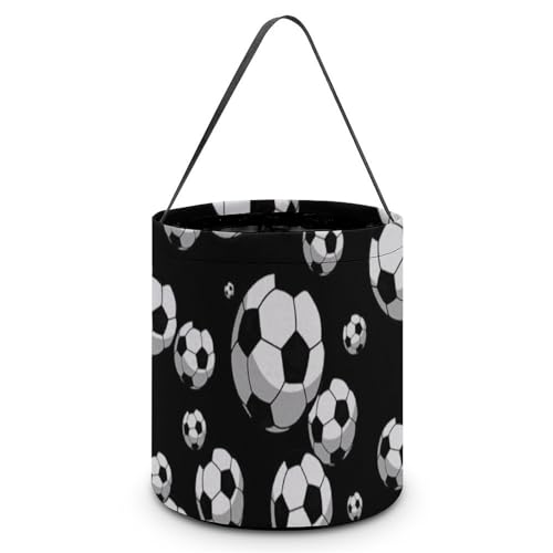 Holiday Soccer Funny Easter Eggs Basket Candy Gift Storage Bags Buckets for Party Favors Supplies