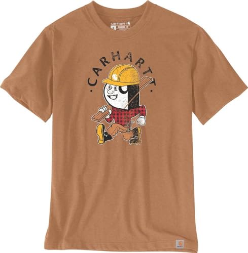 Carhartt Carpenter Graphic T-Shirt 106534 Hickory Nut Heather-L
