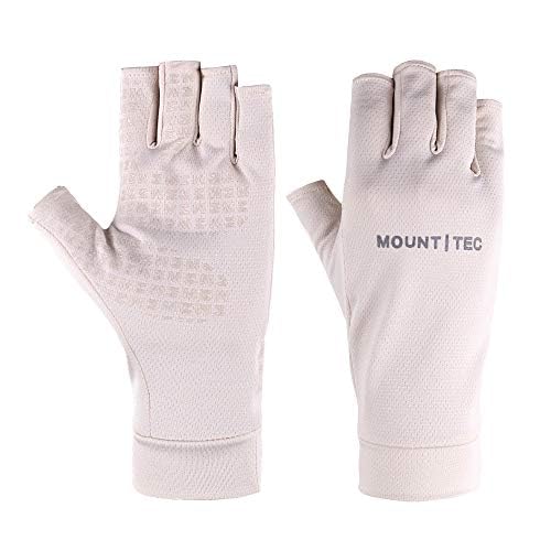 Unisex UV Protective Fingerless Gloves UPF 50+ Summer Sun Glove for Outdoor Fishing Cycling Hiking Driving Kayaking