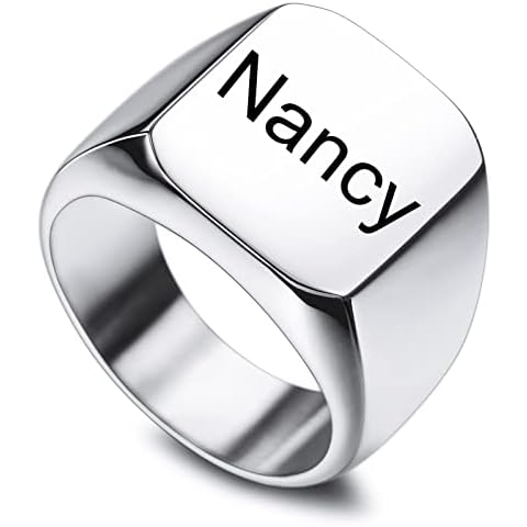 Anillo INBLUE de Sello Monograma Personalizado para Niños Cover