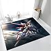zhaozhiq Rug Household Rectangular Children's Room Cute Cartoon Transformers Play Mat Cloakroom Living Room Bedroom Bathroom Non-Slip Carpet