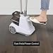 SALAV X3A Heavy Duty Commercial Full-Size Garment Steamer with Foot Pedals and Extra Large 3L (101.5 oz) Water Tank (White) and Accessories Pack