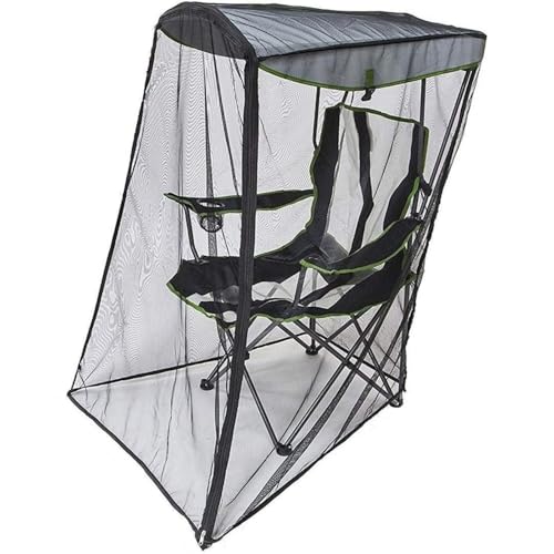 Mosquitera Individual para Exteriores, 130 × 70 × 128 cm, Tela Oxford Negra, Plegable, con estacas y Bolsa de Almacenamiento. Ideal para el jardín, la Pesca y el Camping.