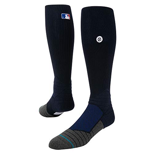 Stance Men's Diamond Pro OTC MLB on Field Calf Sock, Darknavy - Medium