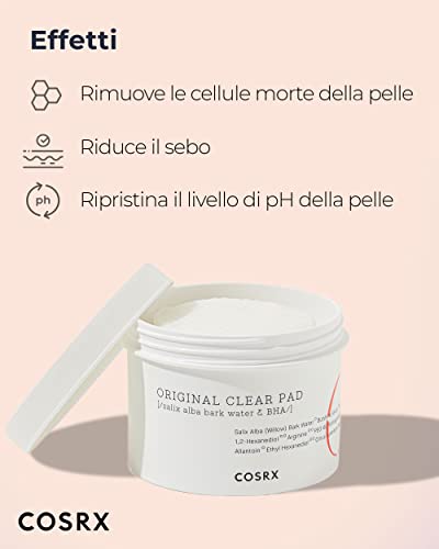 COSRX One Step Original Clear Pad 70 Pads | Exfoliating Peeling Toner Wattepads mit BHA für Resurfacing Exfoliate Verkleinern Poren Blackheads Mitessern - Image 4