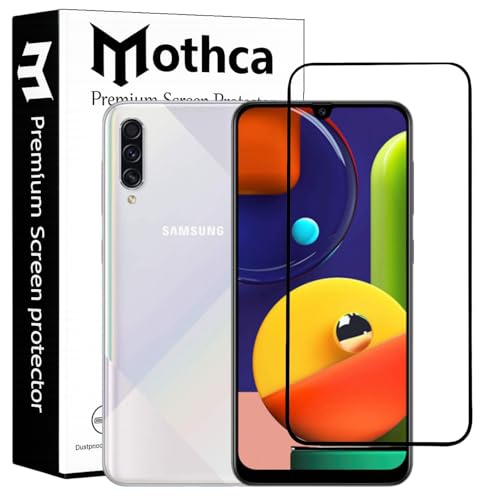 Image of Mothca Military-Grade Tempered Glass for Samsung Galaxy M31 / M30S / M30 / A30 / A30S / A50 / A50S / A20 with Edge to Edge Coverage - Case Friendly, Installation Kit
