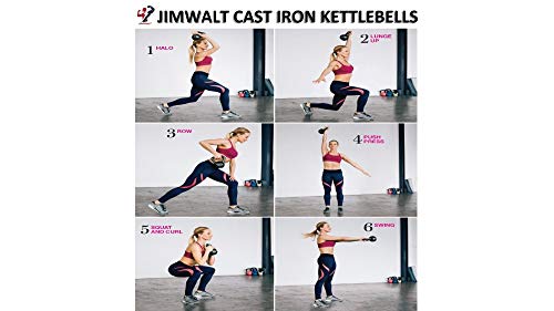 Image of JIMWALT Now in India Exclusive Range of Cast Iron Kettlebells 2KG to 92KG (92.00, Kilograms)