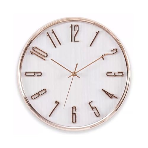 Horloge de mode simple blanche pour créer un intérieur chaleureux et contemporain