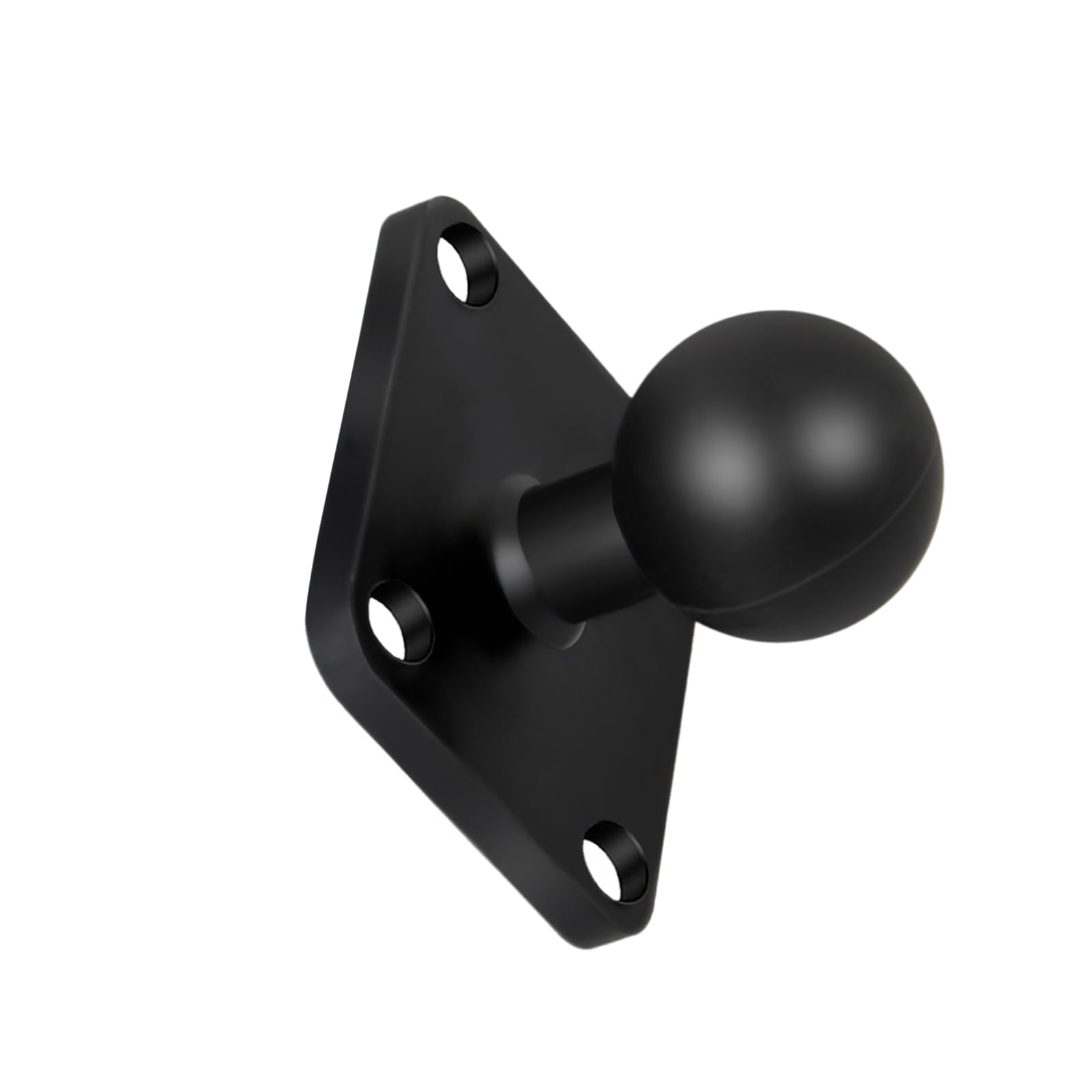 Base de Montage à Rotule de 1 Pouce, Support de Montage de Boule en Aluminium, Adaptateur à Rotule RAM de 1" avec Base Carrée, Adaptateur de Base à Tête Sphérique pour Velo Moto, Ball Head Adapter