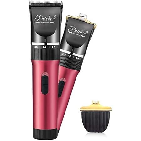 Amazon Pateker 犬用ばりかん 人気 犬 バリカン 犬 バリカン 足裏 充電式コードレス 犬用グルーミングバリカン ペットの全身の毛を プロの仕上がりに 調整可能なコームガイドで小型犬 中型犬 大型犬 猫 その他の動物に幅広く対応 ペットグルーミングセット Pateker