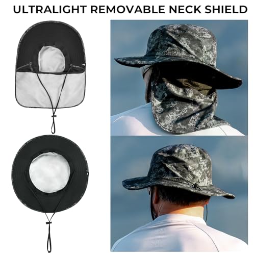 Image of KastKing Sol Armis UPF 50 Boonie Hat - Sun Protection Hat, Fishing Hat, Beach & Hiking Hat, Paddling