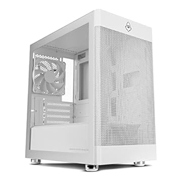 Gabinete Gamer Mancer Goblin, Lateral de Vidro, Com 1 Fan, Branco, MCR-GBN-WH01